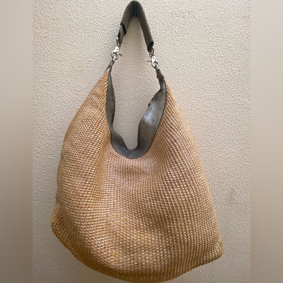 Anthropologie Tano Tan Woven Shoulder Bag Large Purse - Picture 5 of 17